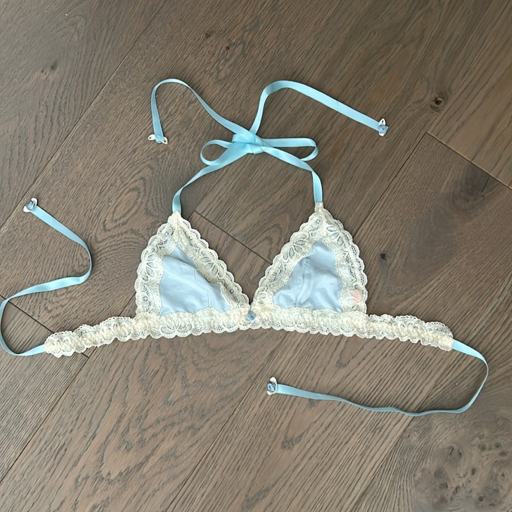 2sets - Soft cotton triangle bra and panty - Picture 6 of 15